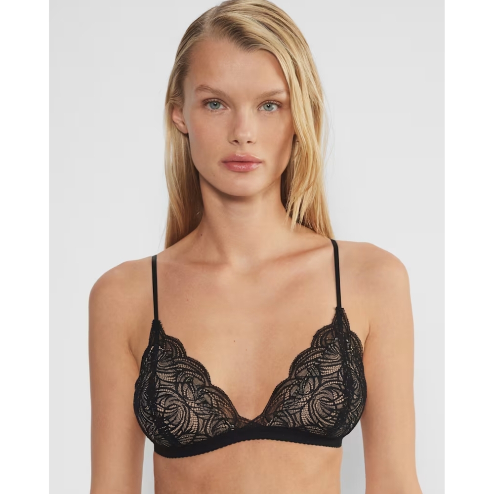 NWOT Artizia Talula Monterey Bralette in Black/Prima